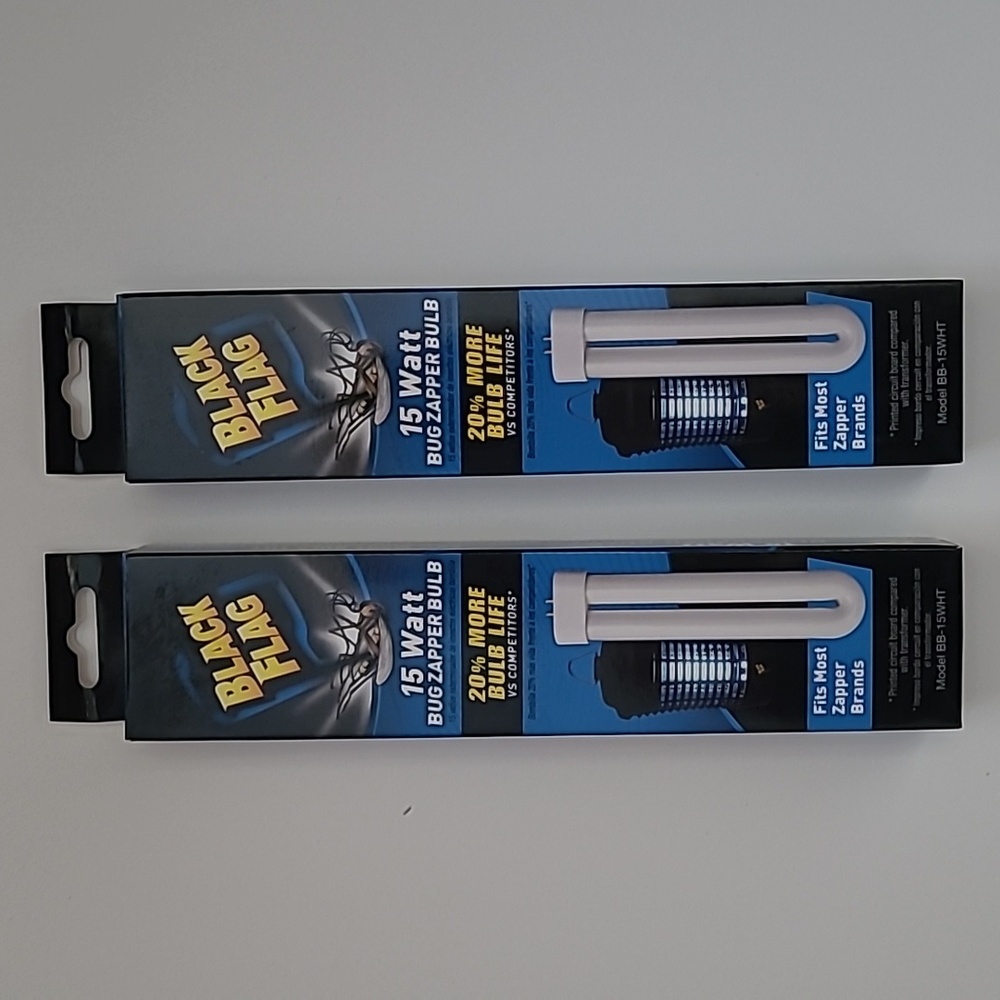 Black Flag 15-Watt Universal Bug Zapper Insect Killer Replacement Bulb 2 Pack